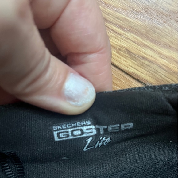 Skechers Goga Max Go Step Lite 14479 Womens Shoes 7 Slip On Slide Black Grey - Picture 9 of 10